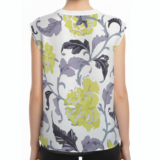 All-Over Print Customizable Women’s Sleeveless Blouse