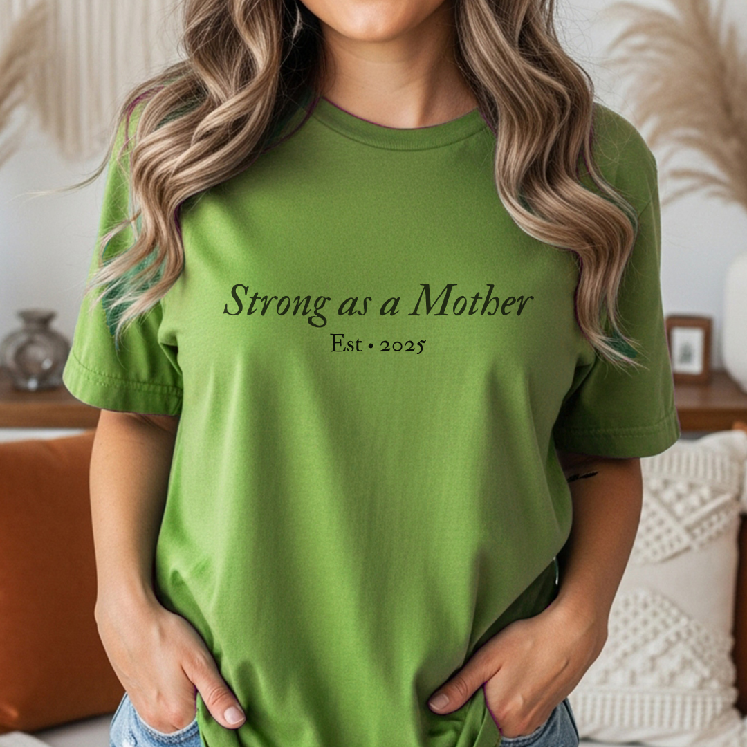 Custom mom shirt gift for strong mom motivational shirt custom child year birth t-shirt for new mom gift for sister custom gift daughter mom