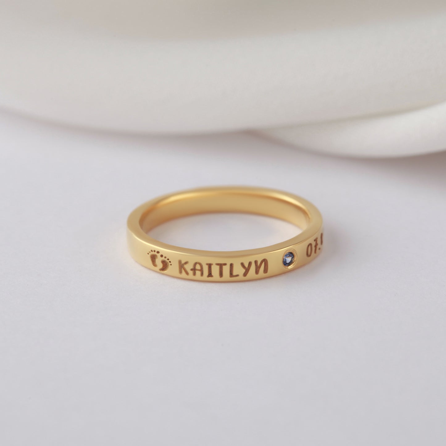 New Mom Ring, First Time Mother Gift, Baby Name Ring