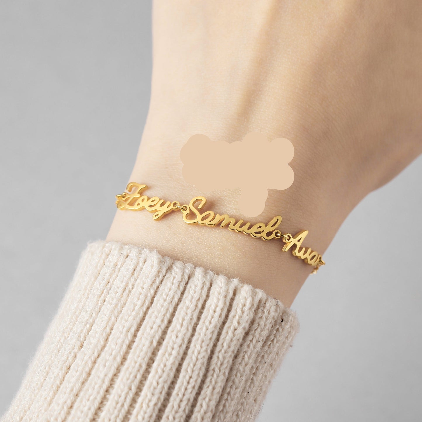 Mom Bracelet With Kids Names, Mother Bracelet, Multiple Names Bracelet