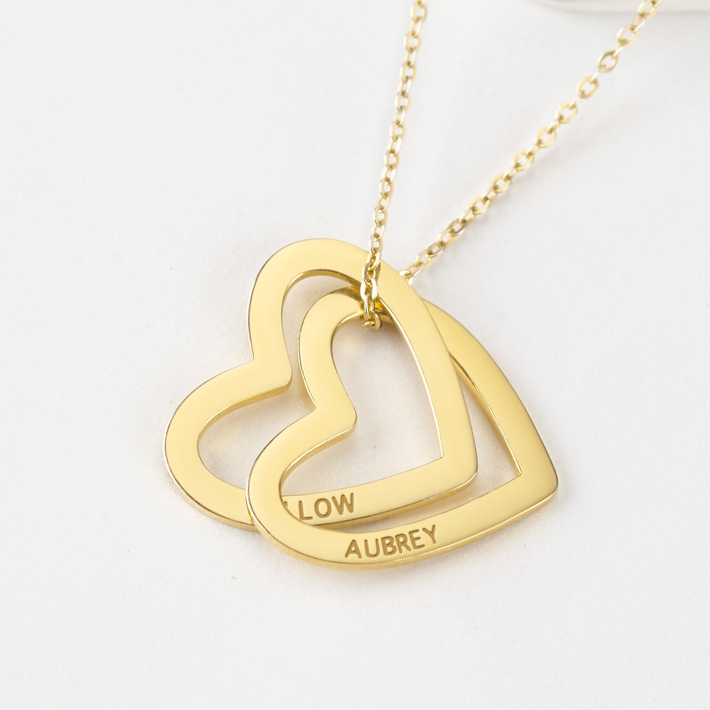 Mothers and Child Name Jewelry, Heart Name Necklace