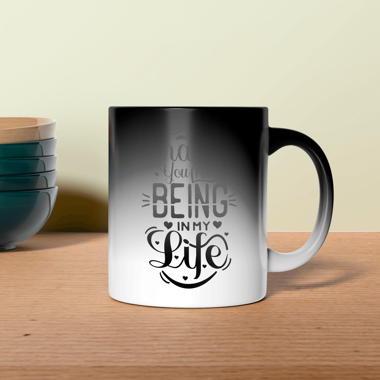 Color Changing Mug Black Base Mom Mug Gift Cute Coffee Mug for Mom Cute Coffee Lover Gift for Mom and Dad Mom Travel Mug for Mom and Dad Mug