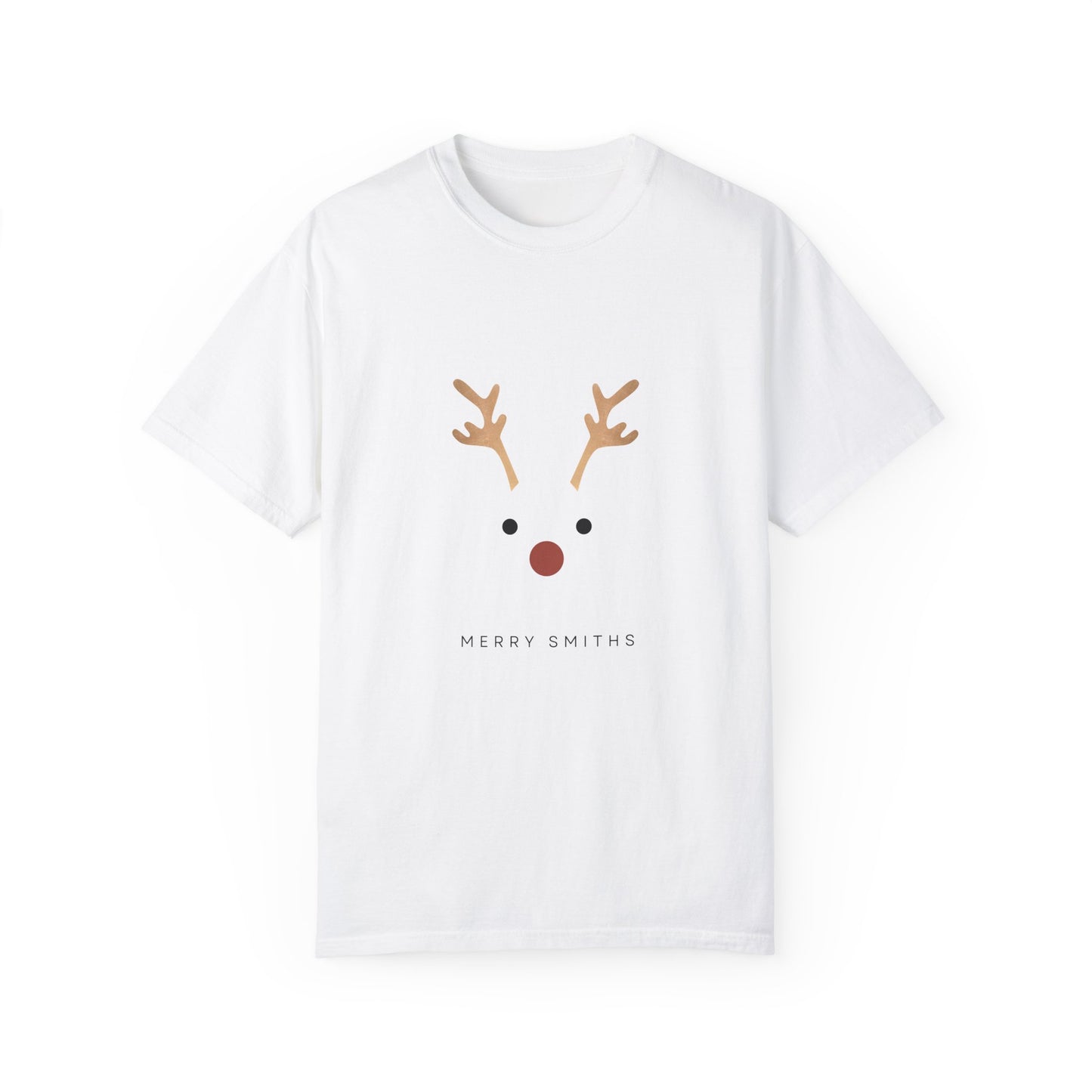 Rudolph Tee Merry + Your LastName Personalize