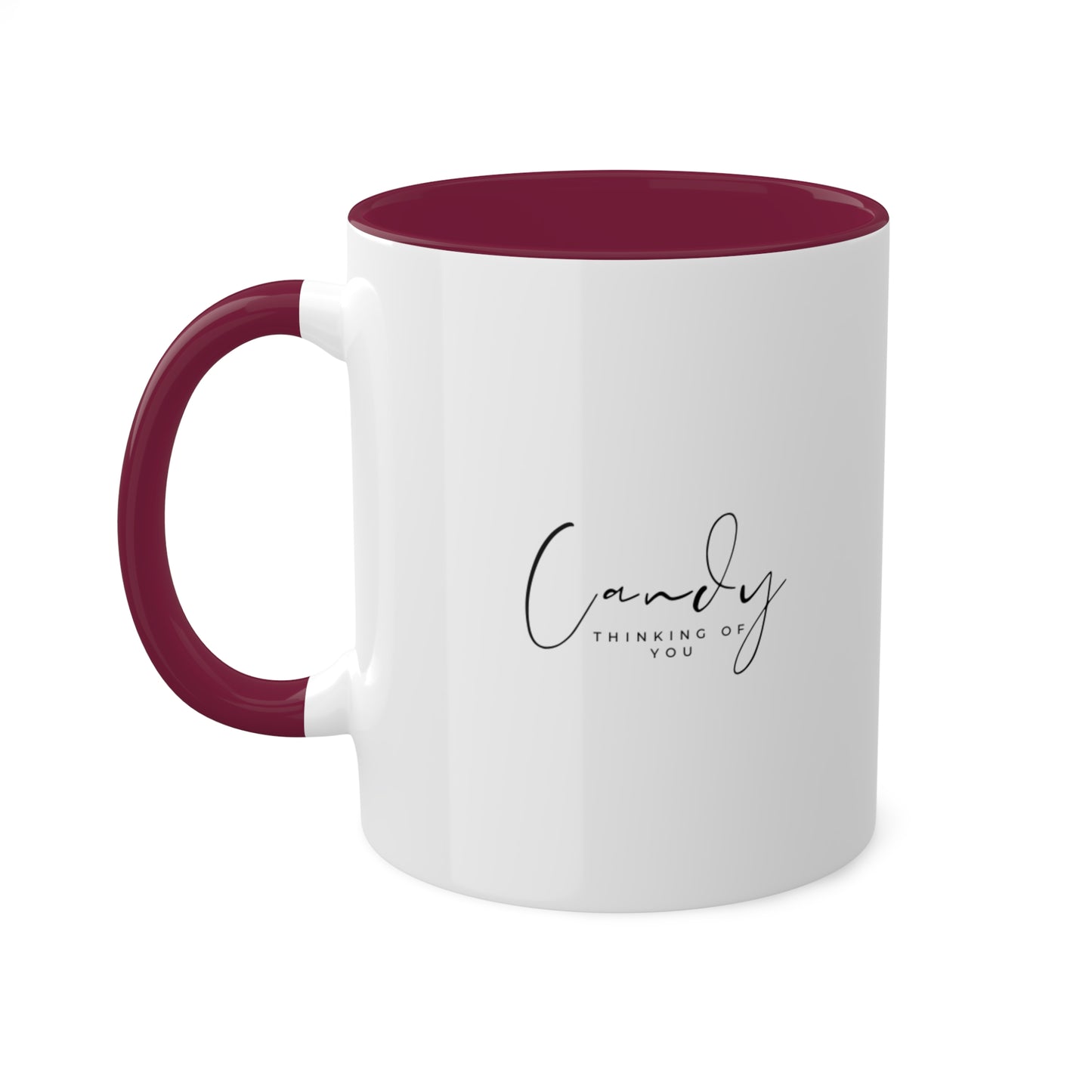 Candy (Name) Personalize Colorful Mugs, 11oz