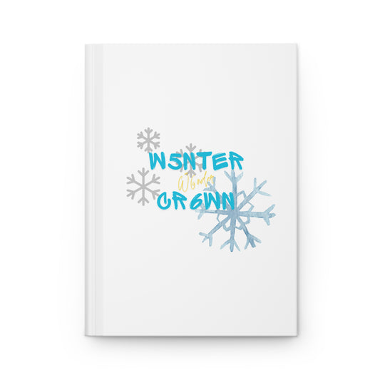 Winter Wondercrown Hardcover Journal Matte