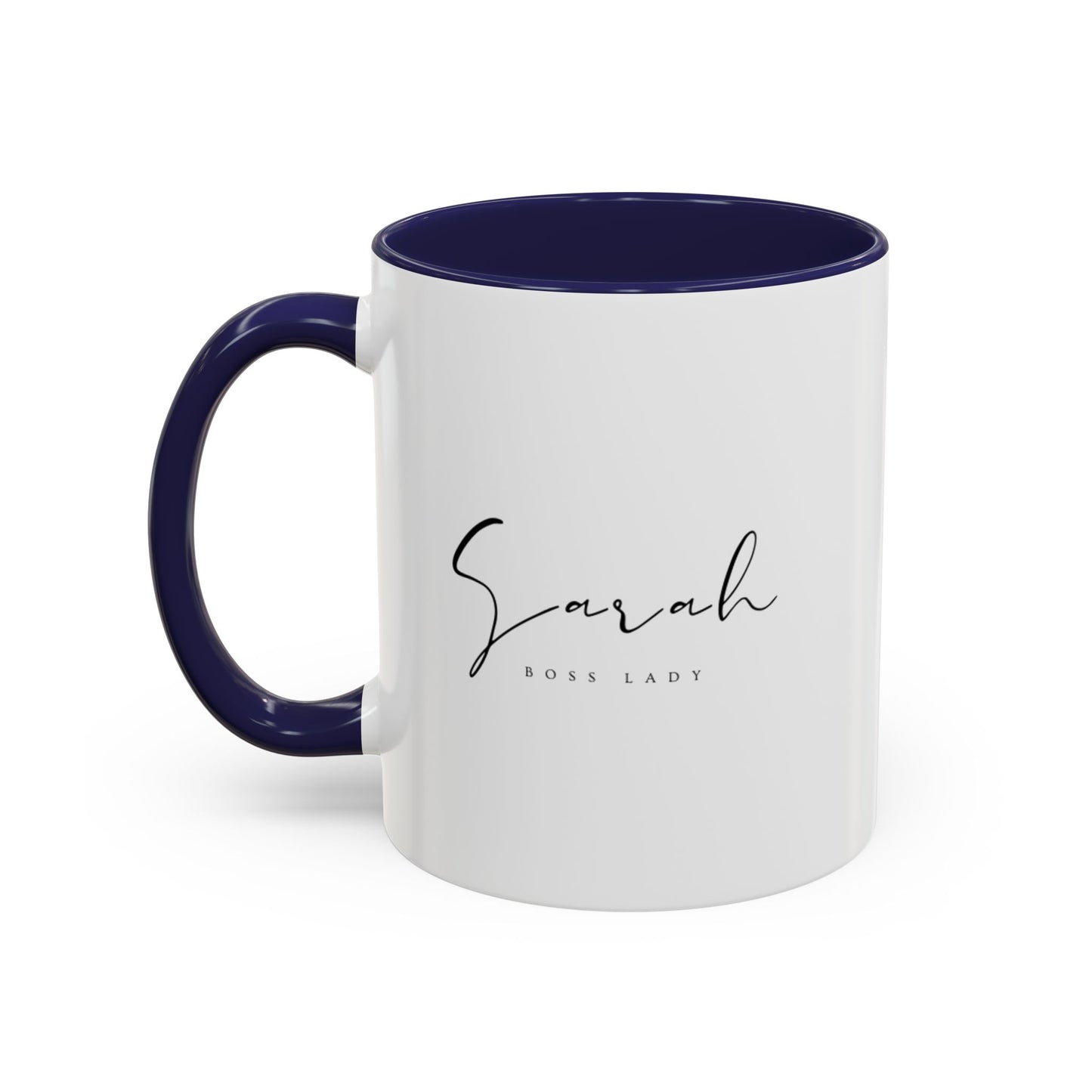 Sarah Lady Boss Accent Coffee Mug (11, 15oz)