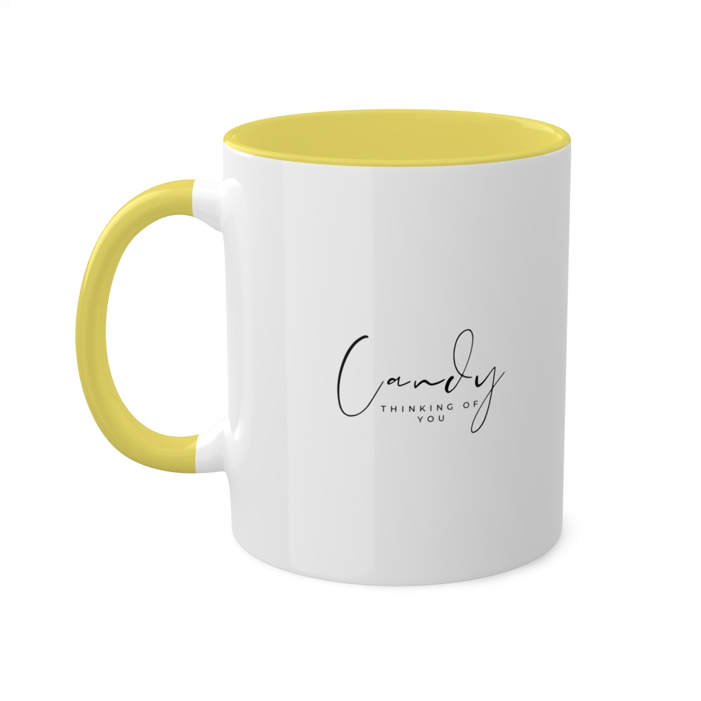 Candy (Name) Personalize Colorful Mugs, 11oz