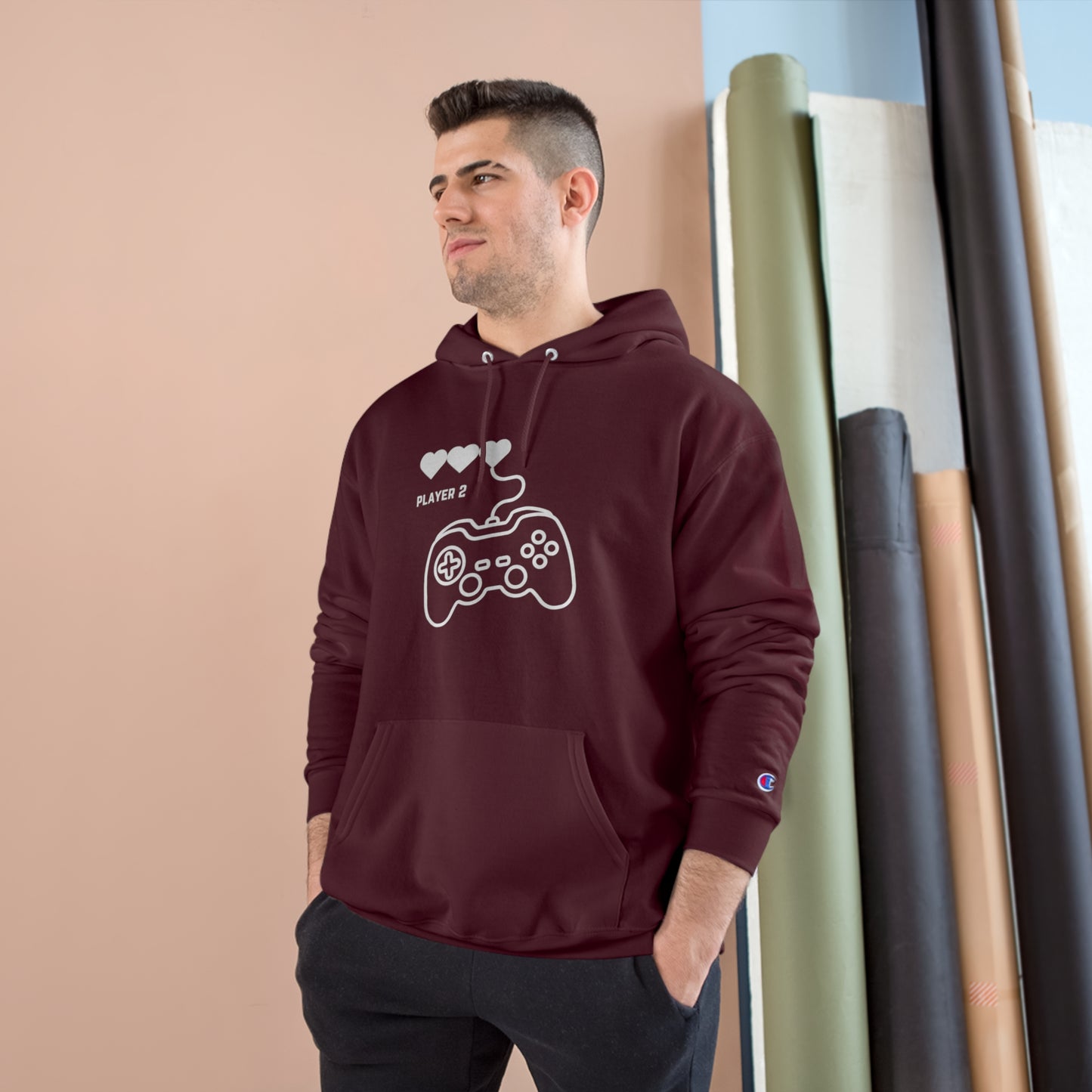 Player 2 Couple  Hoodie