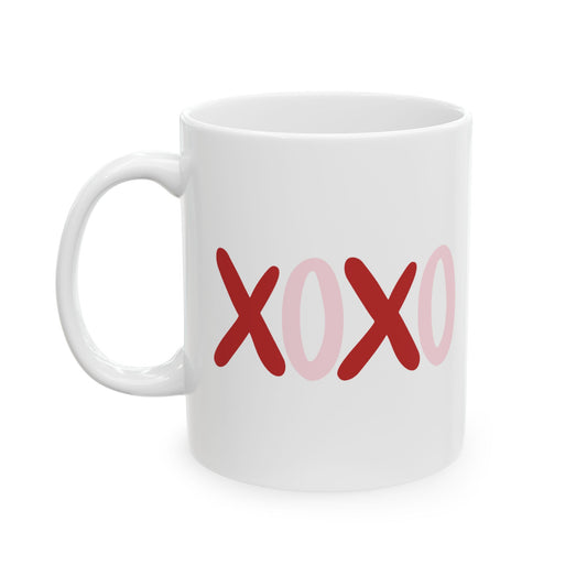 XOXO Ceramic Mug, (11oz, 15oz)