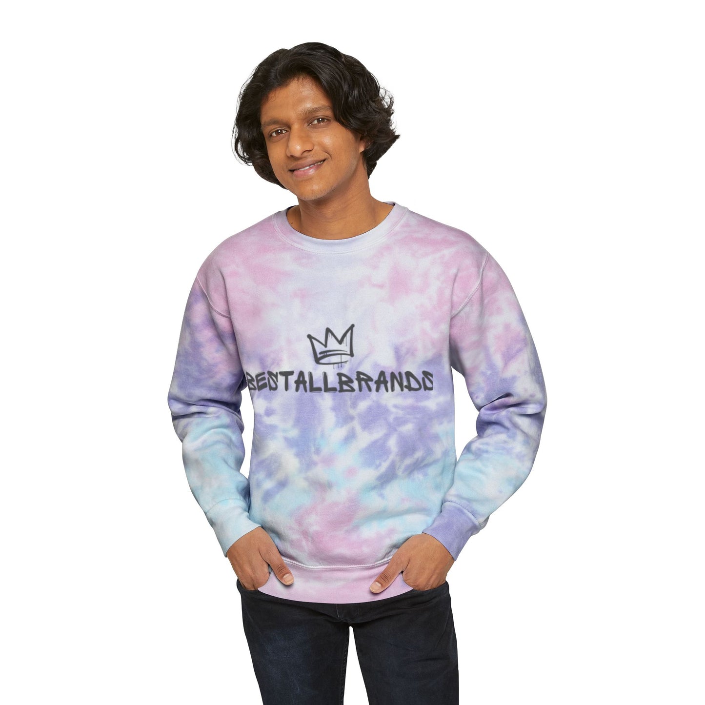 Unisex Best All Brands Tie-Dye Sweatshirt