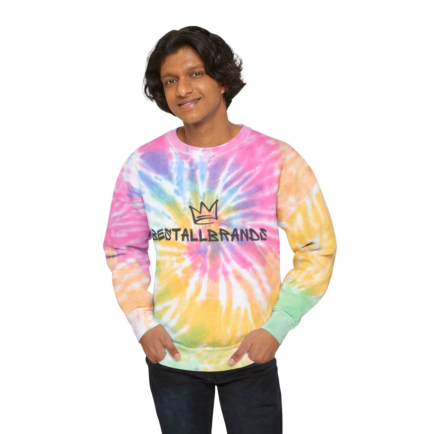 Unisex Best All Brands Tie-Dye Sweatshirt