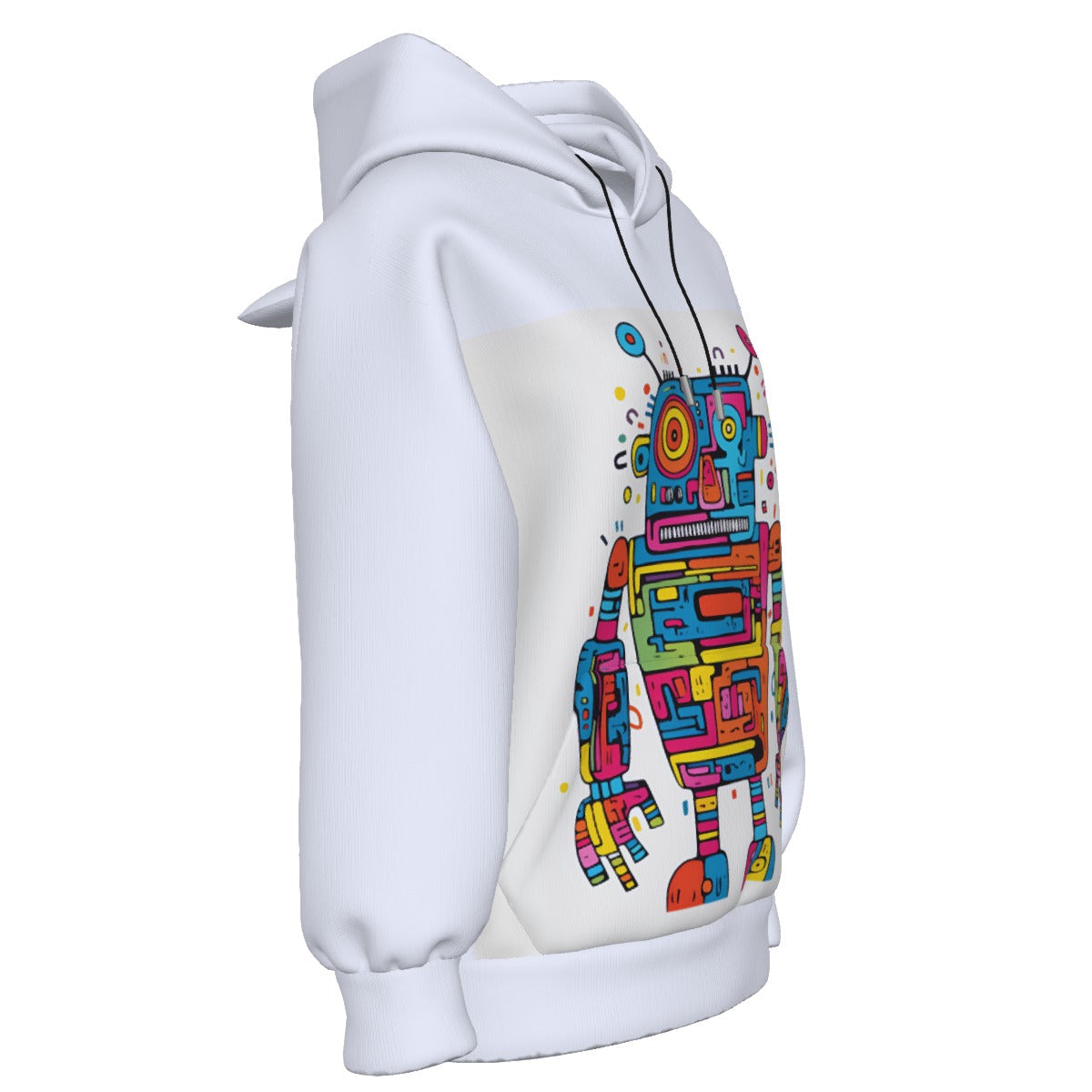 Customizable All-Over Print Women’s Hoodie With Decorative Ears