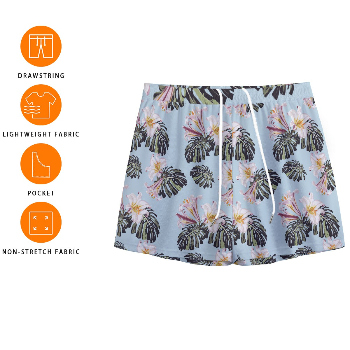 Customizable Design All-Over Print Men's Mesh Shorts