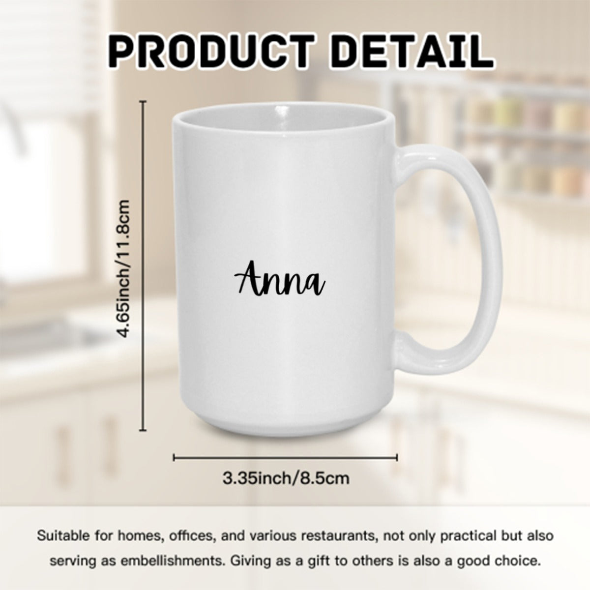 Appreciative Ceramic Custom Mug for Mom