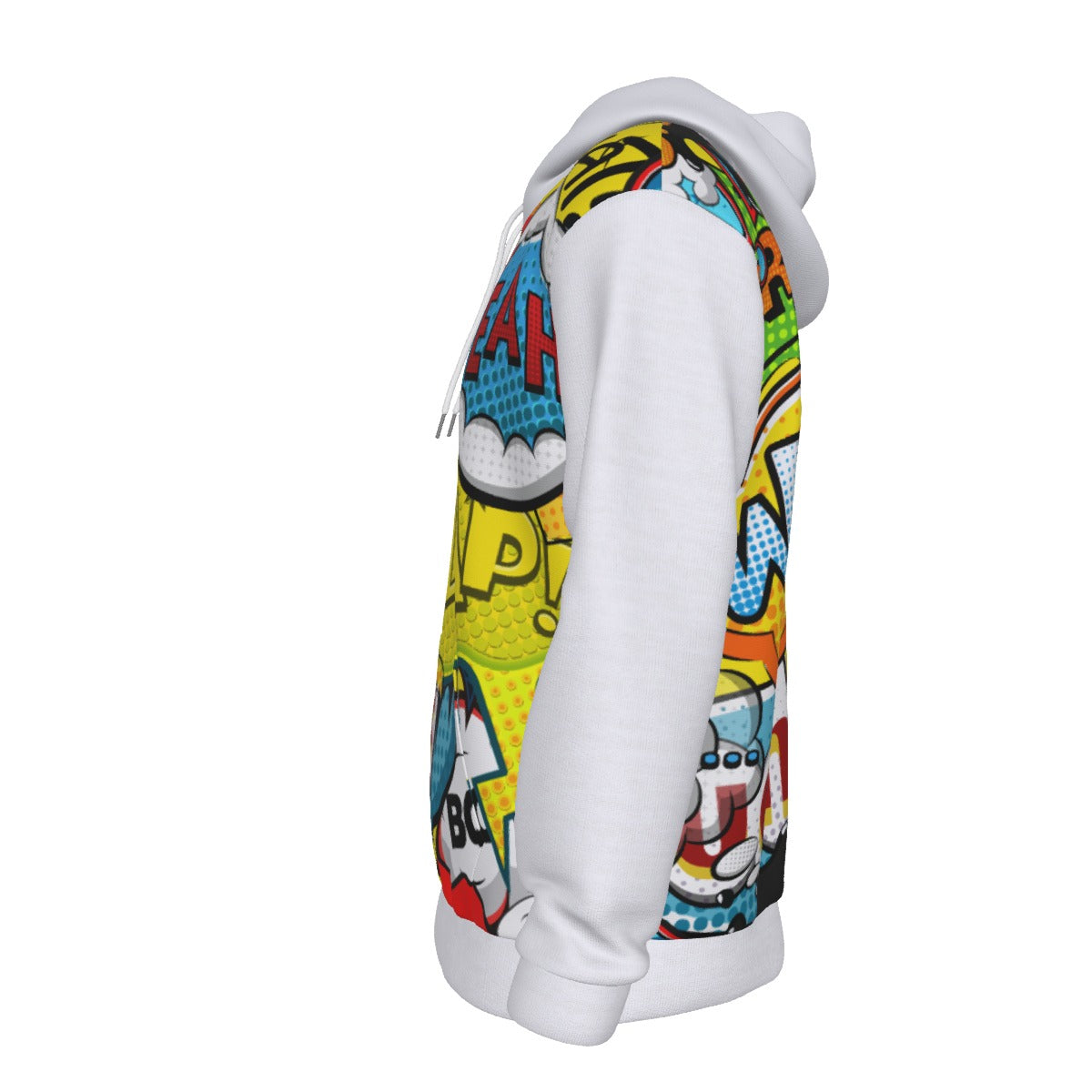 Customizable All-Over Print Men's Thicken Pullover Hoodie