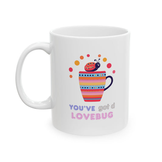 Love Bug Ceramic Mug, (11oz, 15oz)